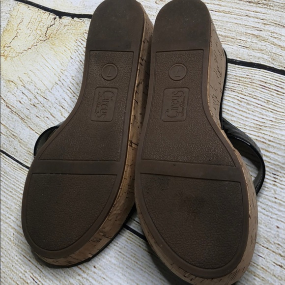 Circus by Sam Edelman Raquel Patent Cork Wedge - Picture 5 of 7